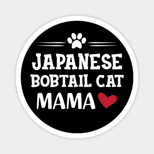 Japanese bobtail cat mama Magnet